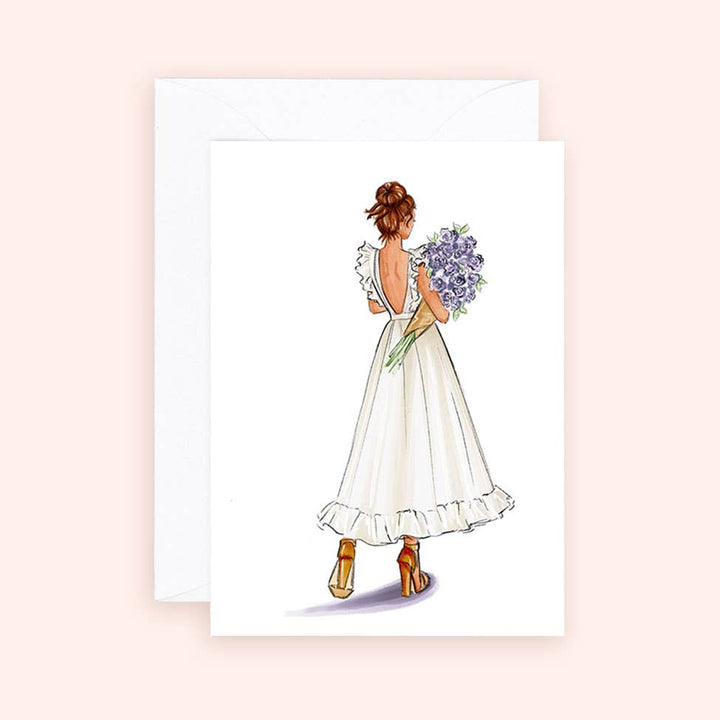 Spring Ruffles Fashion Mini Card