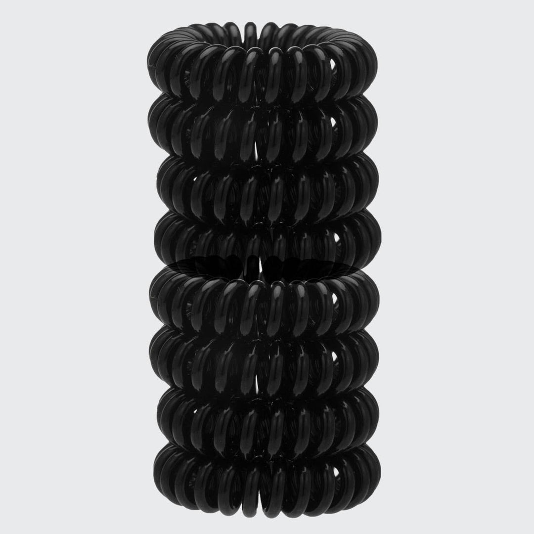 Black Spiral Hair Ties