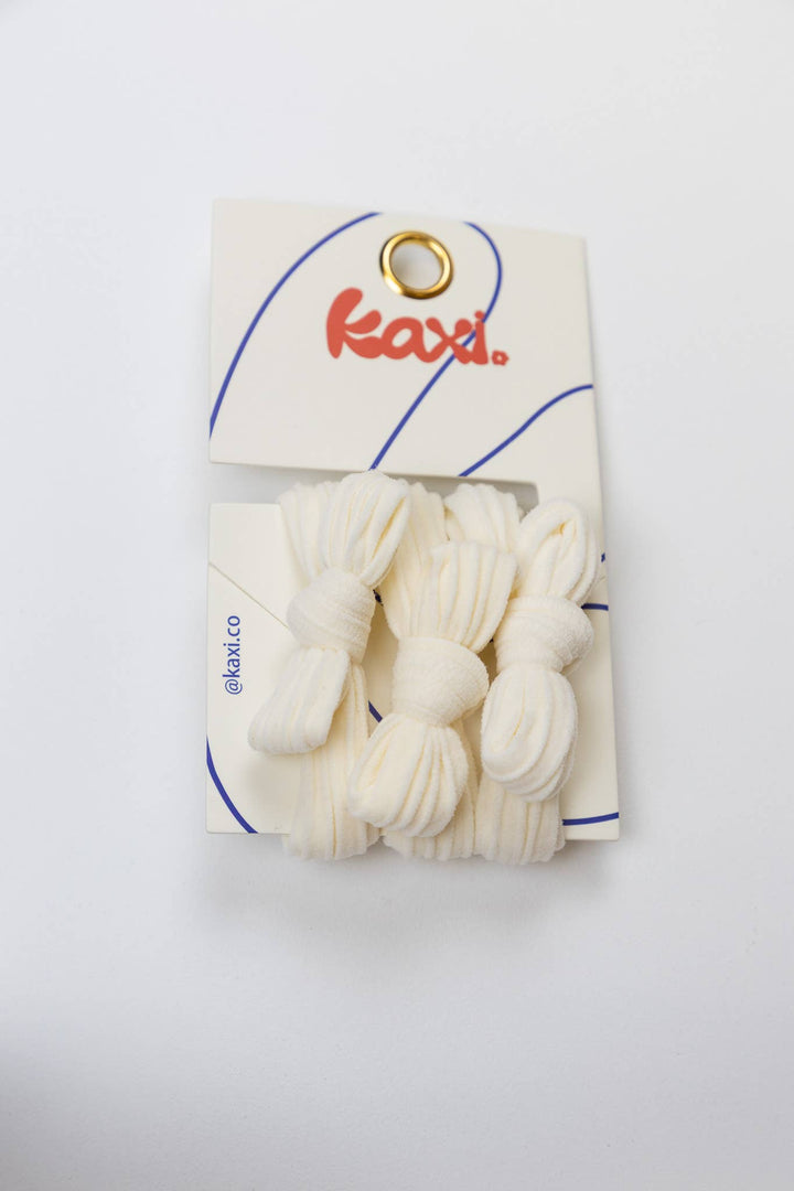 Bow Slick Back Hair Ties