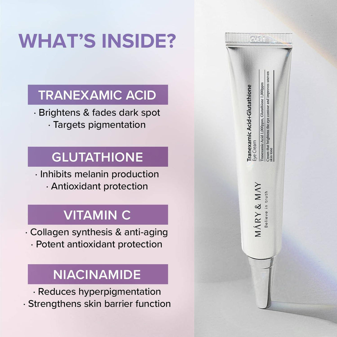 Mary & May Tranexamic Acid + Glutathione Eye Cream
