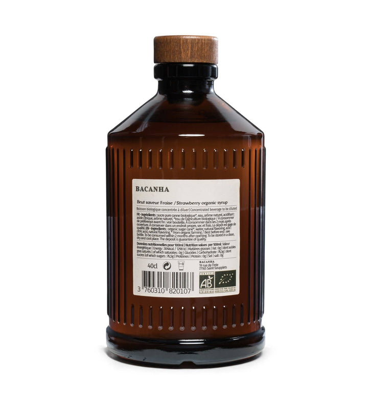 Raw Strawberry Syrup - Organic - 13,5 fl. oz.