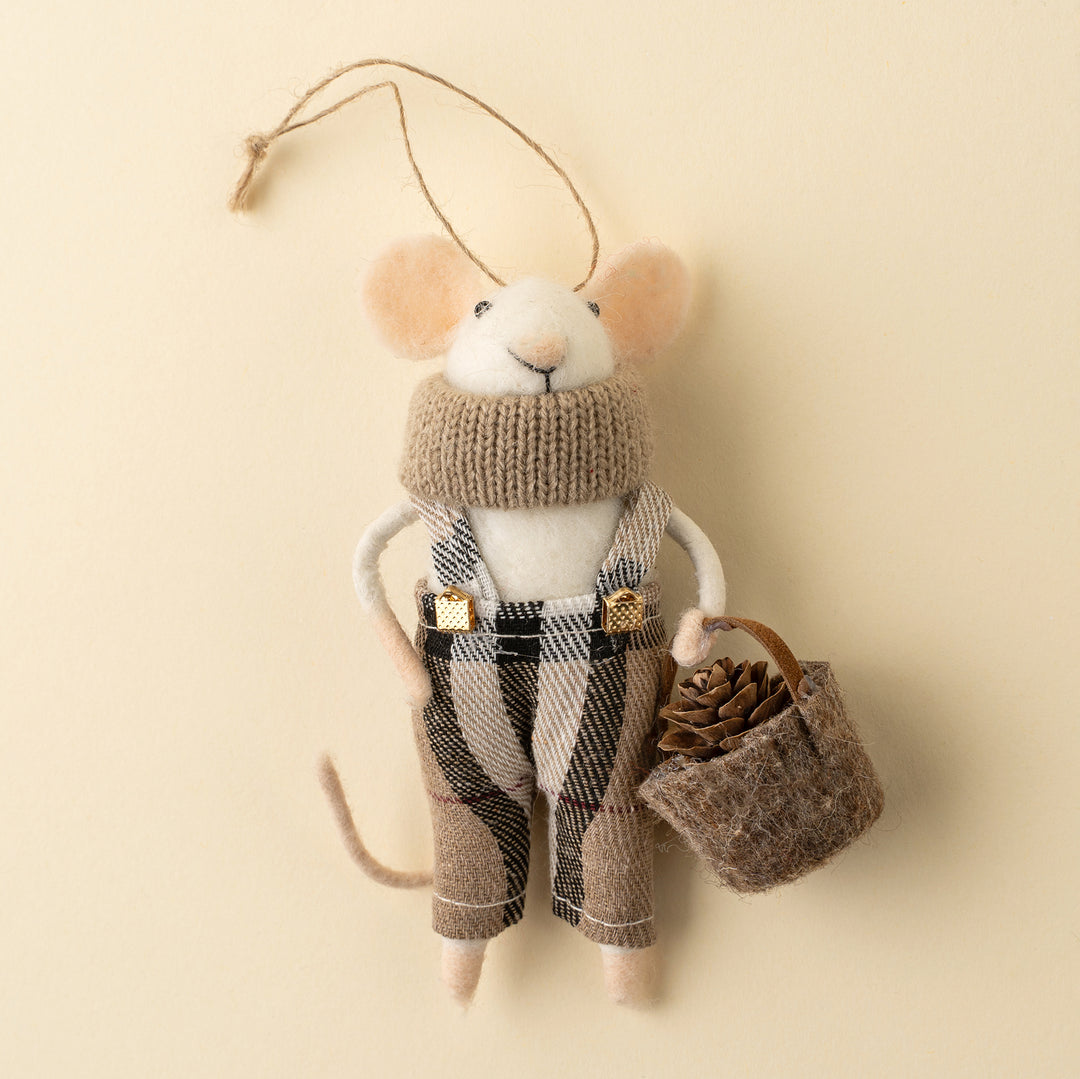 Tartan Tim Mouse Ornament
