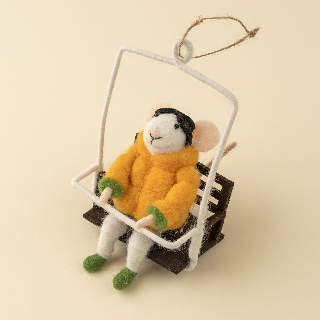 Chairlift Charlie Mouse Ornament