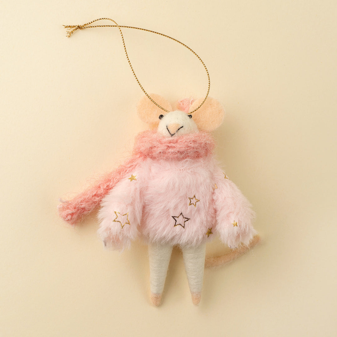 Blizzard Bella Mouse Ornament