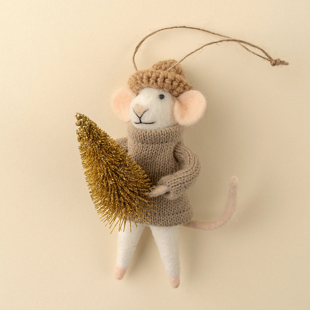 Cozy Cole Mouse Ornament