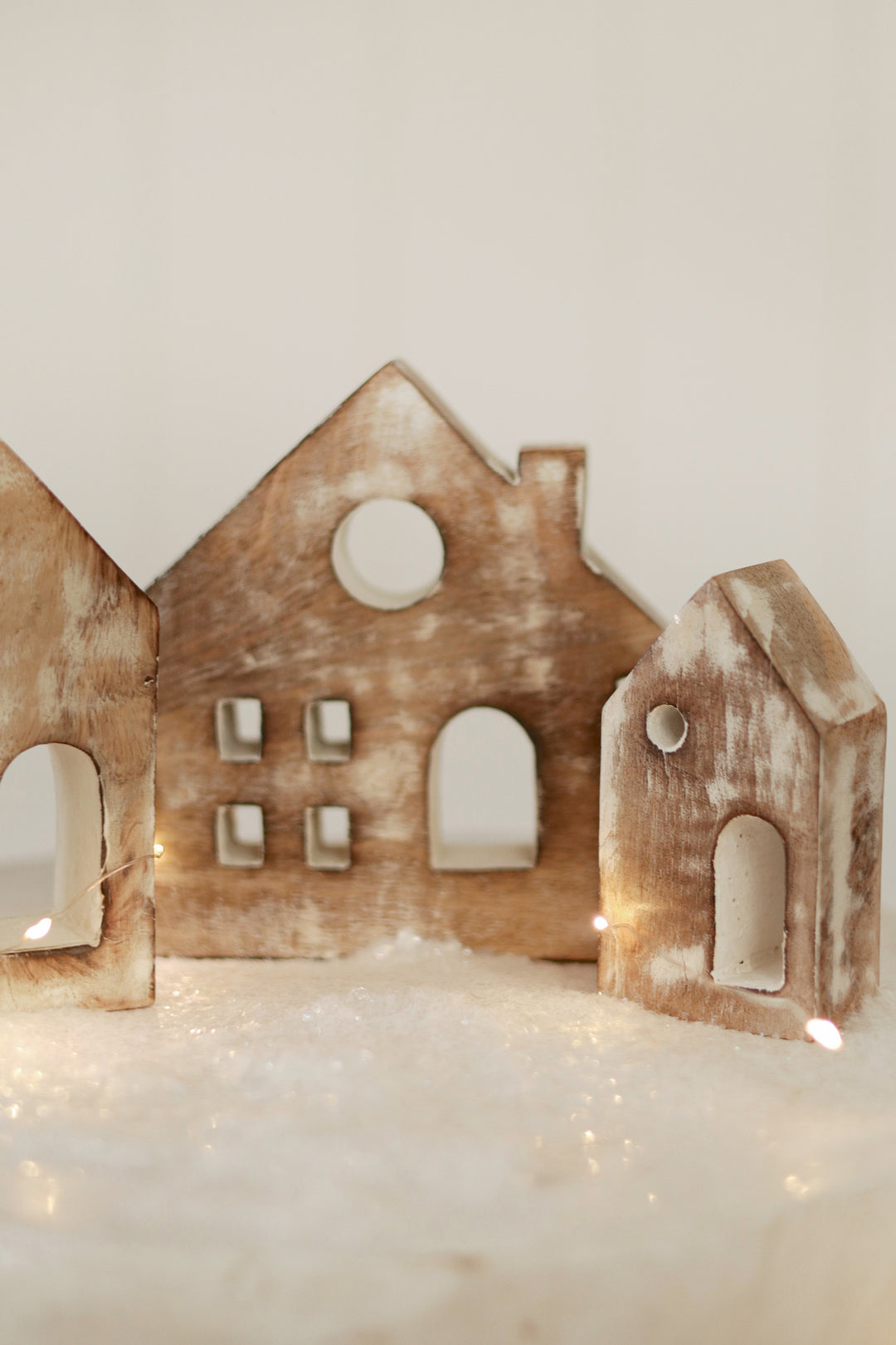 Woodland Village Carved Houses (SetOf3)