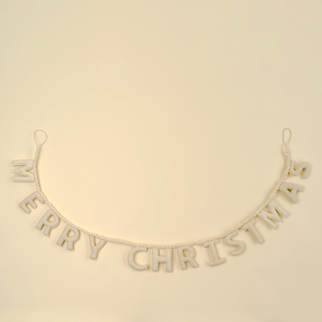 Merry Christmas Felt Garland