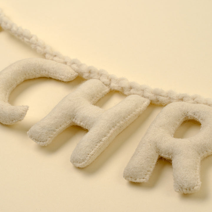 Merry Christmas Felt Garland