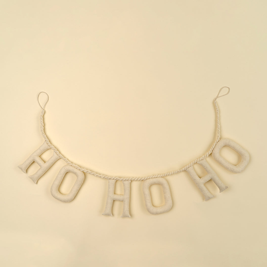 Ho Ho Ho Felt Garland