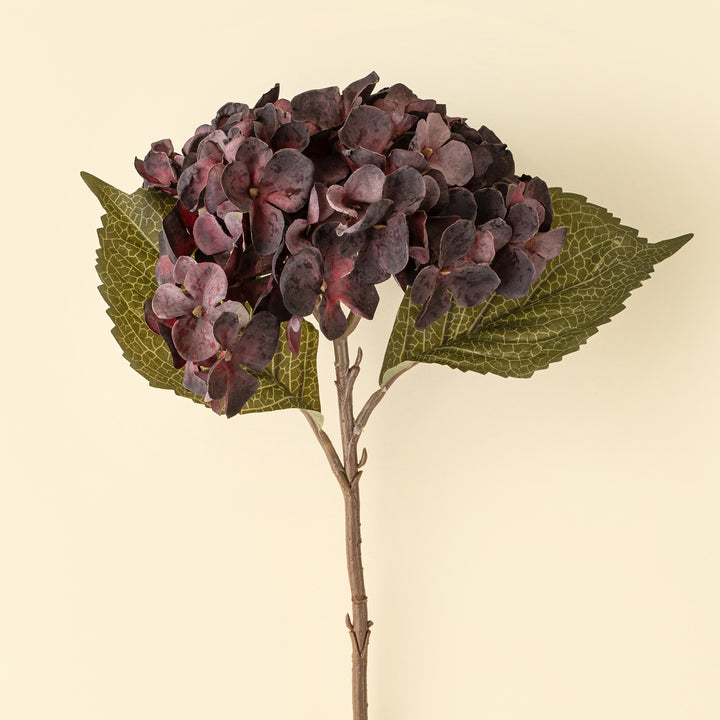 Heirloom Hydrangea Stem Deep Purple