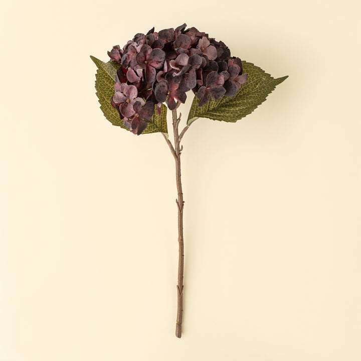 Heirloom Hydrangea Stem Deep Purple
