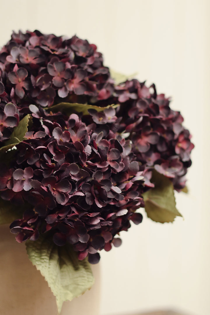 Heirloom Hydrangea Stem Deep Purple