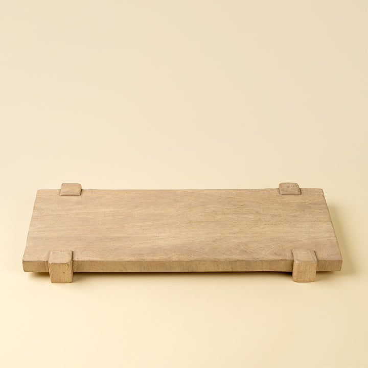 Drift Pedestal Tray Bleached