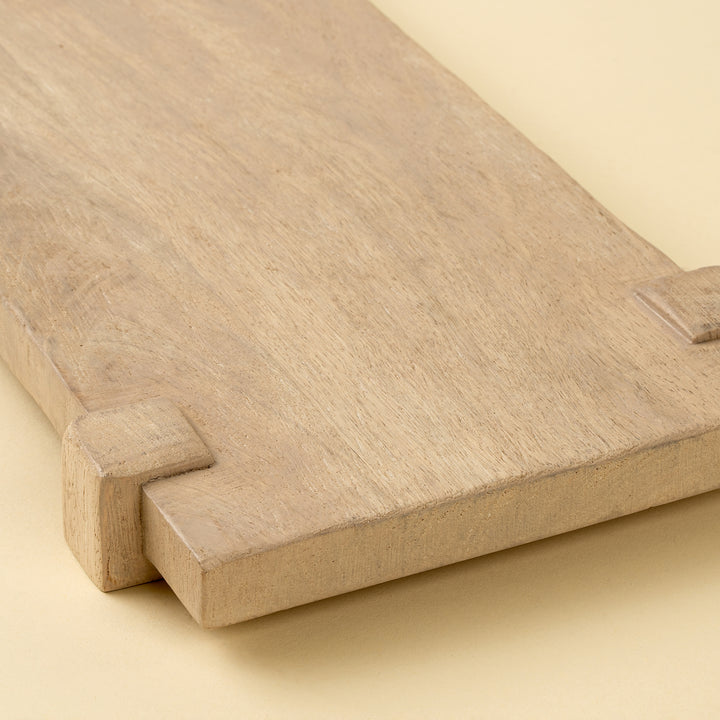 Drift Pedestal Tray Bleached
