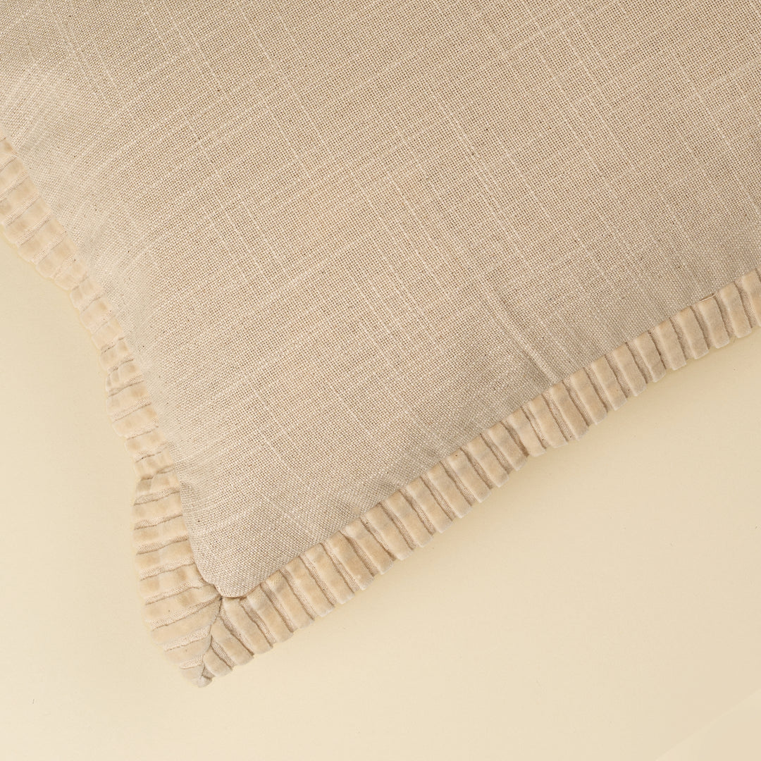 Corded Velvet Edge Pillow