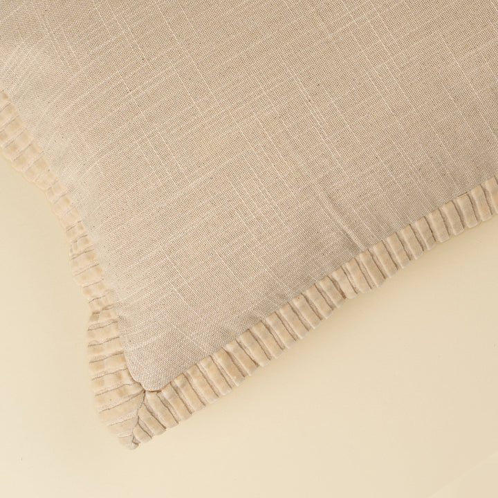 Corded Velvet Edge Pillow