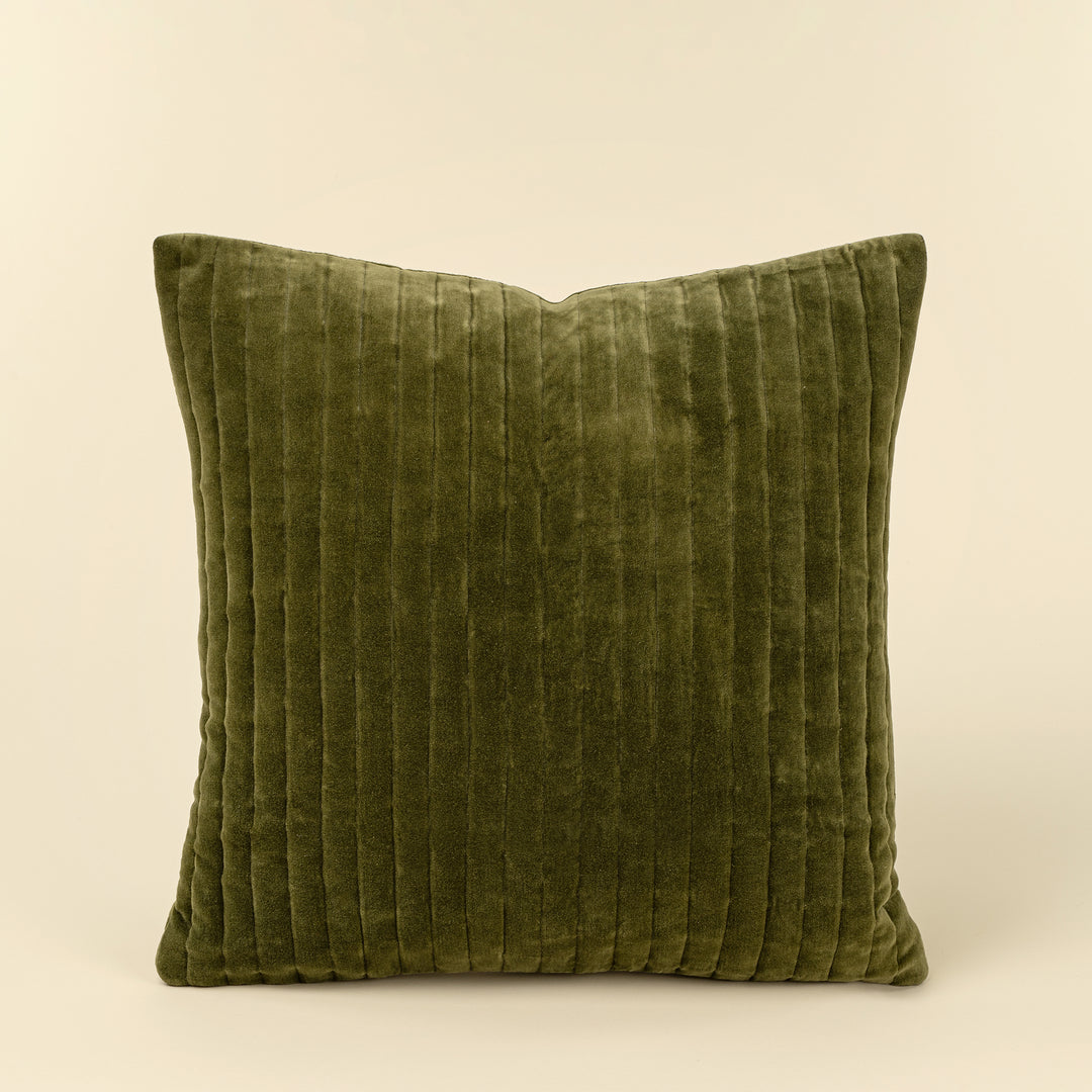 Velvet Stripe Pillow Cover Only