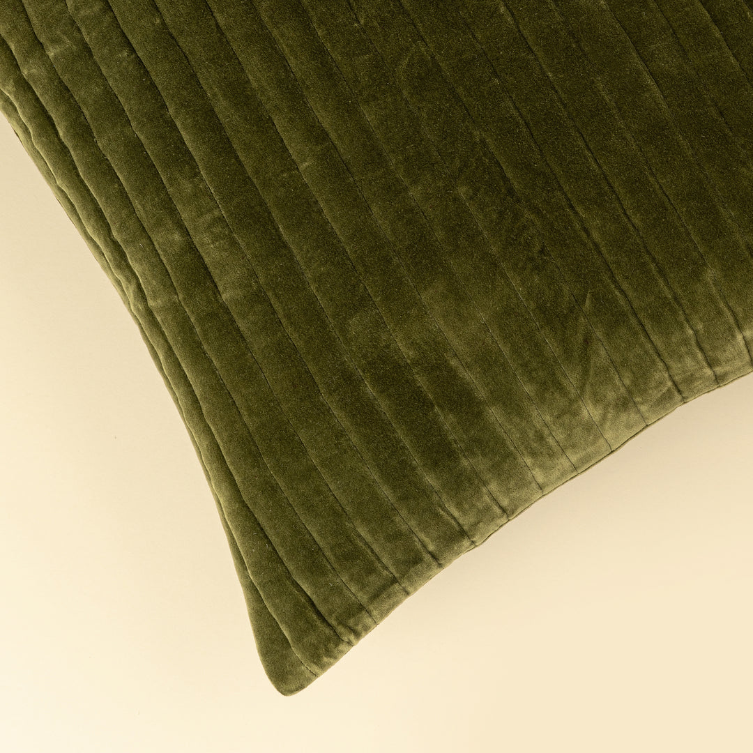 Velvet Stripe Pillow Cover Only