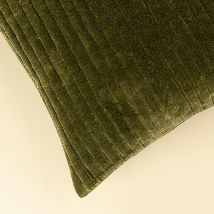 Velvet Stripe Pillow Cover Only