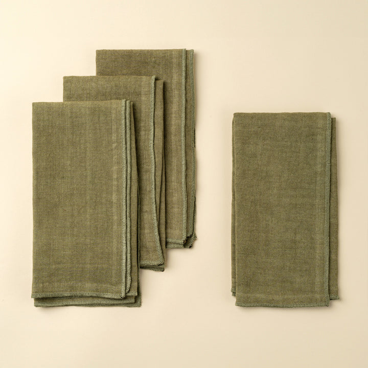 Stonewashed Linen Napkins (SetOf4)