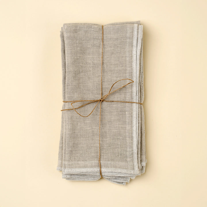 Stonewashed Linen Napkins (SetOf4)