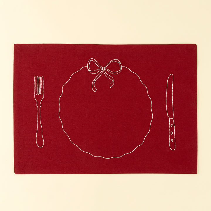 Bon Appetit Embroidered Placemats (SetOf4)