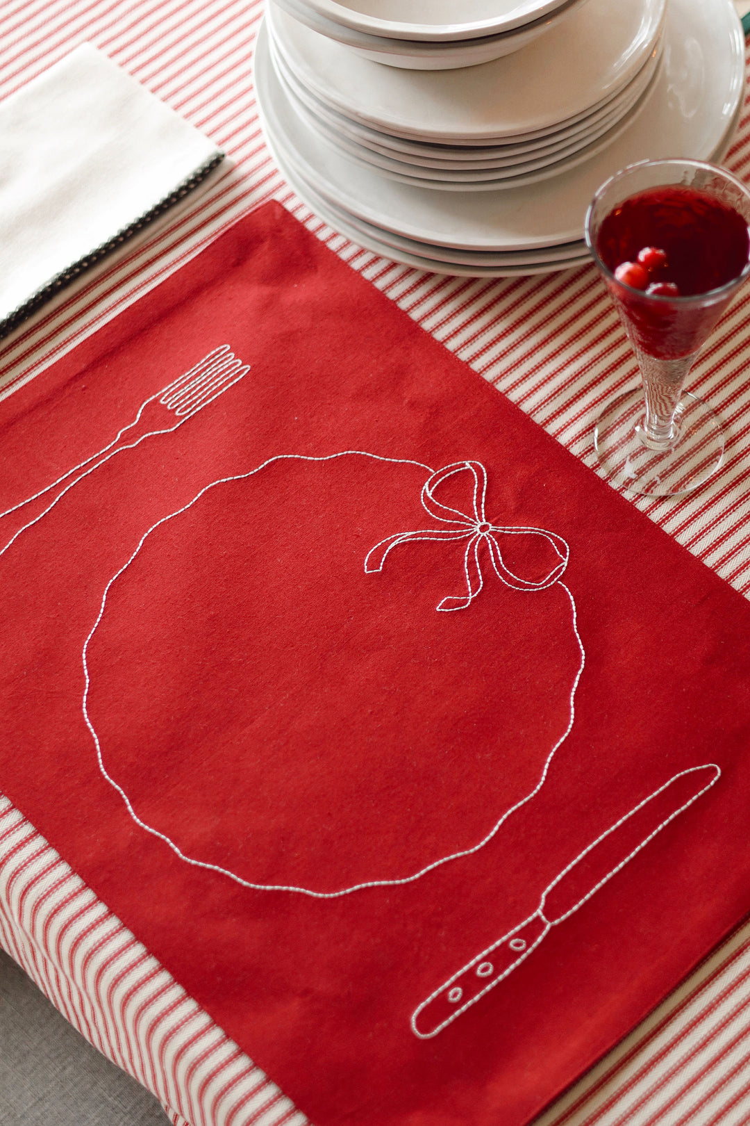 Bon Appetit Embroidered Placemats (SetOf4)