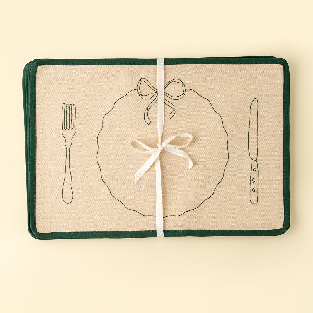 Bon Appetit Embroidered Placemats (SetOf4)