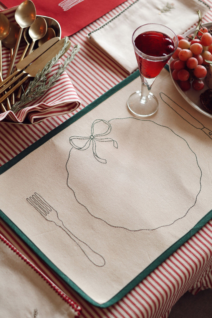 Bon Appetit Embroidered Placemats (SetOf4)