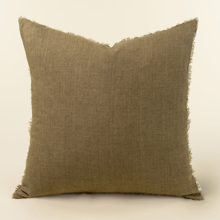 Lina Linen Pillow Hazelnut
