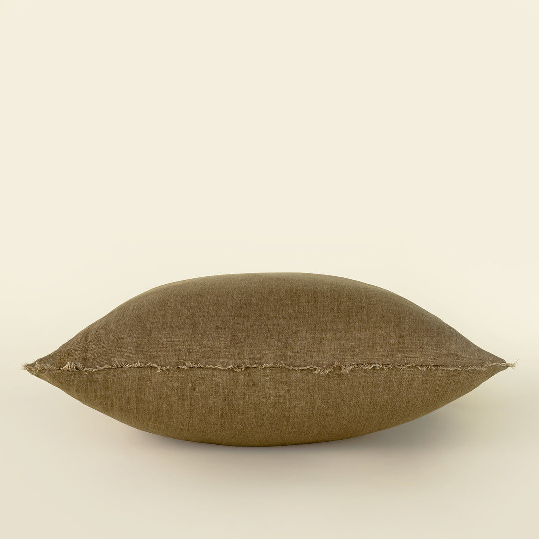 Lina Linen Pillow Hazelnut