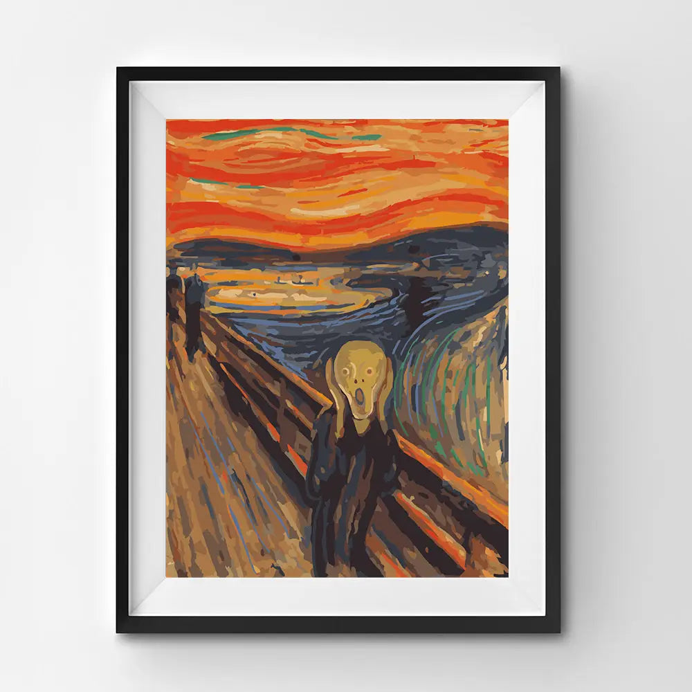 The Scream Paint By Numbers