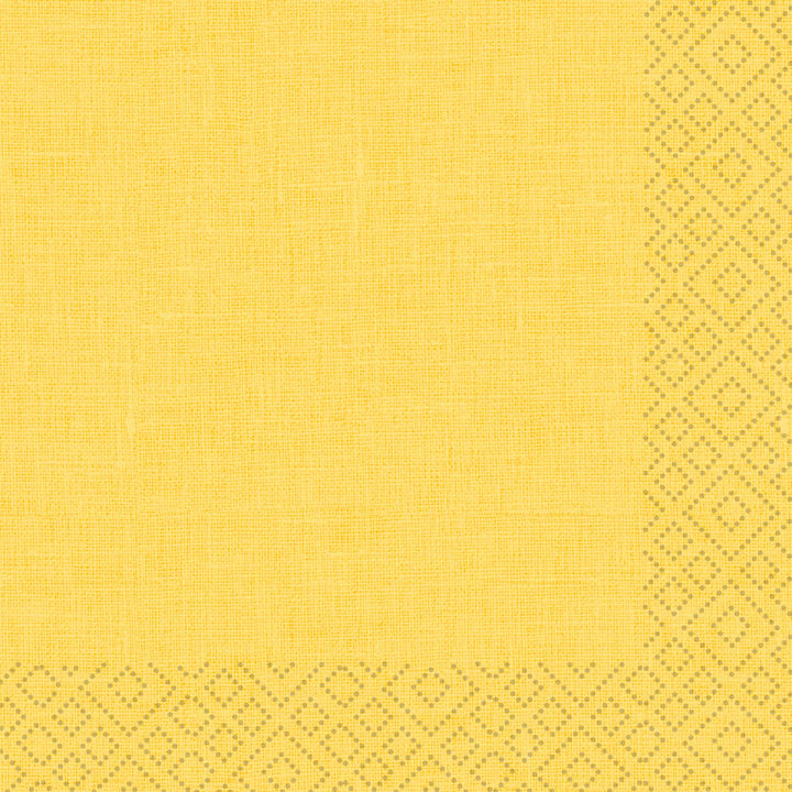Linen Yellow Luncheon Napkin