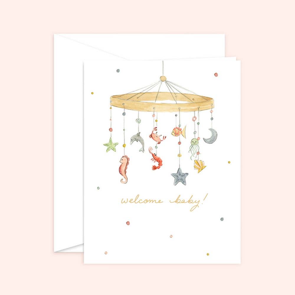 Under the Sea Welcome Baby Card