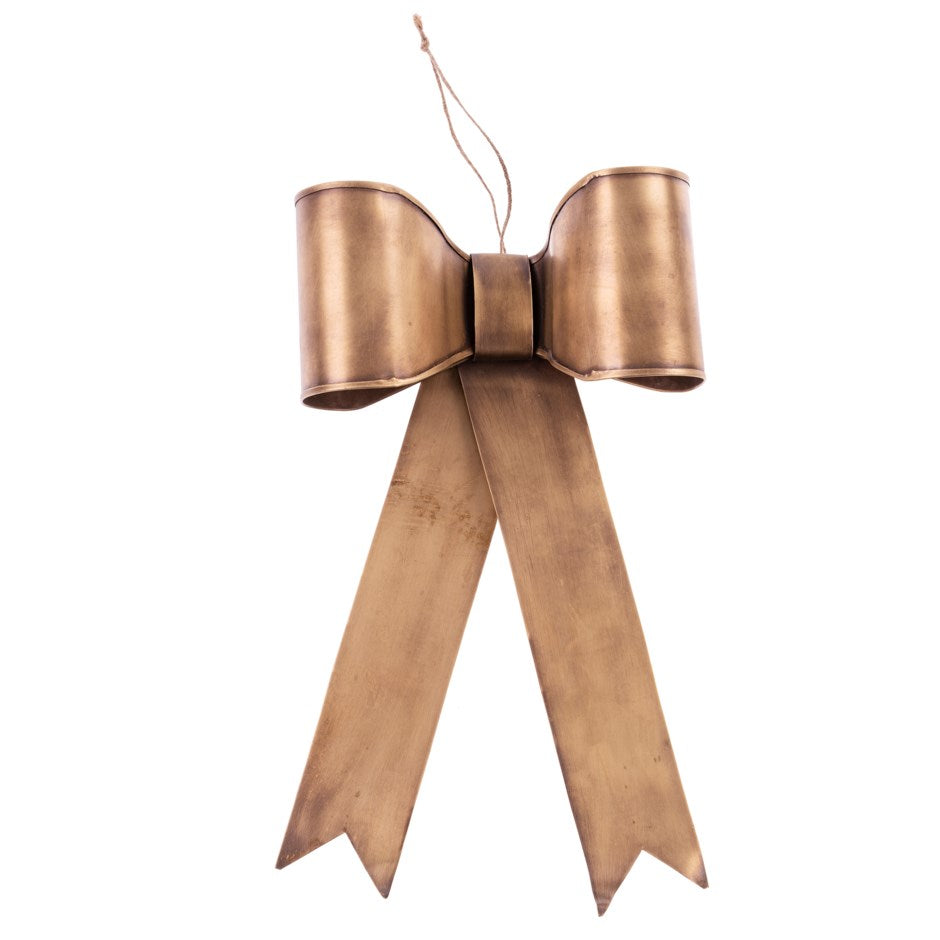 Brass Bow Ornament