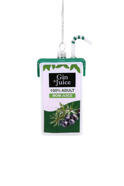 Gin Juice Box Ornament