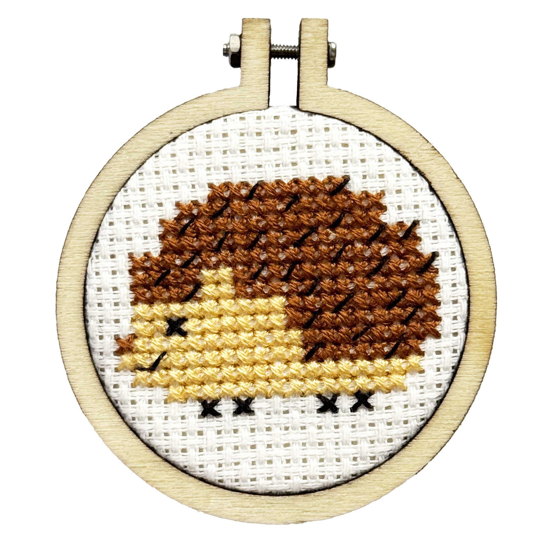 Sending a Hedgehug Mini Cross Stitch Kit
