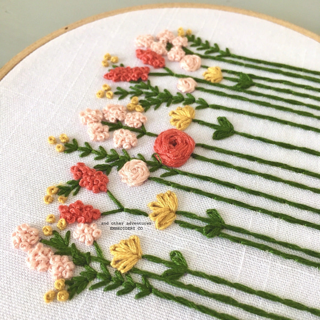 Embroidery Kit | Summer Wildflowers