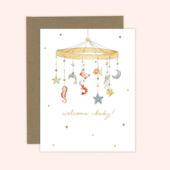 Under the Sea Welcome Baby Card