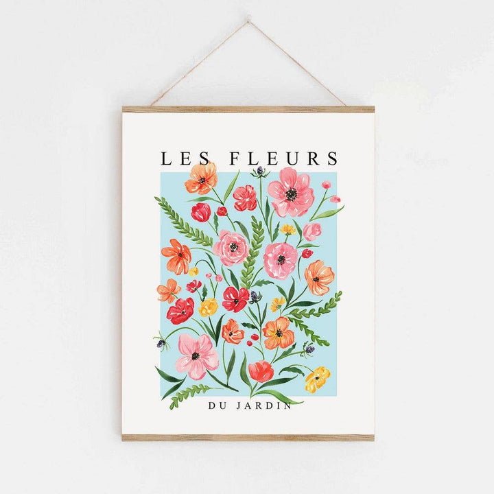 Les Fleurs Watercolor Art Print