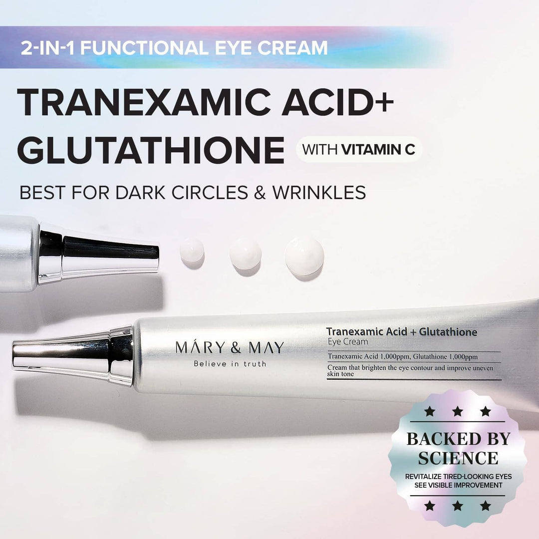 Mary & May Tranexamic Acid + Glutathione Eye Cream