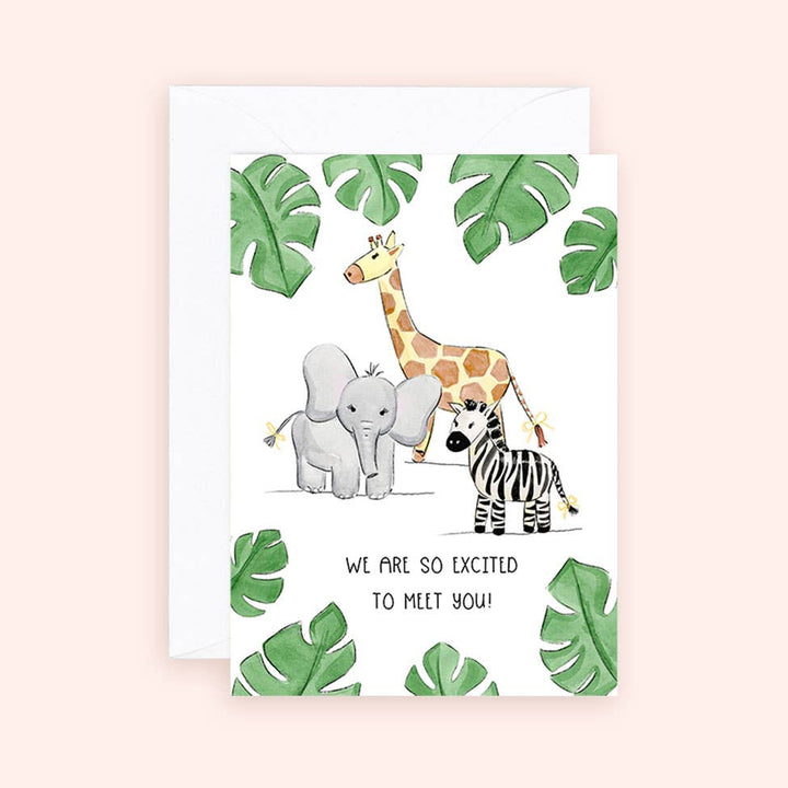 Excited to meet you! Mini Card