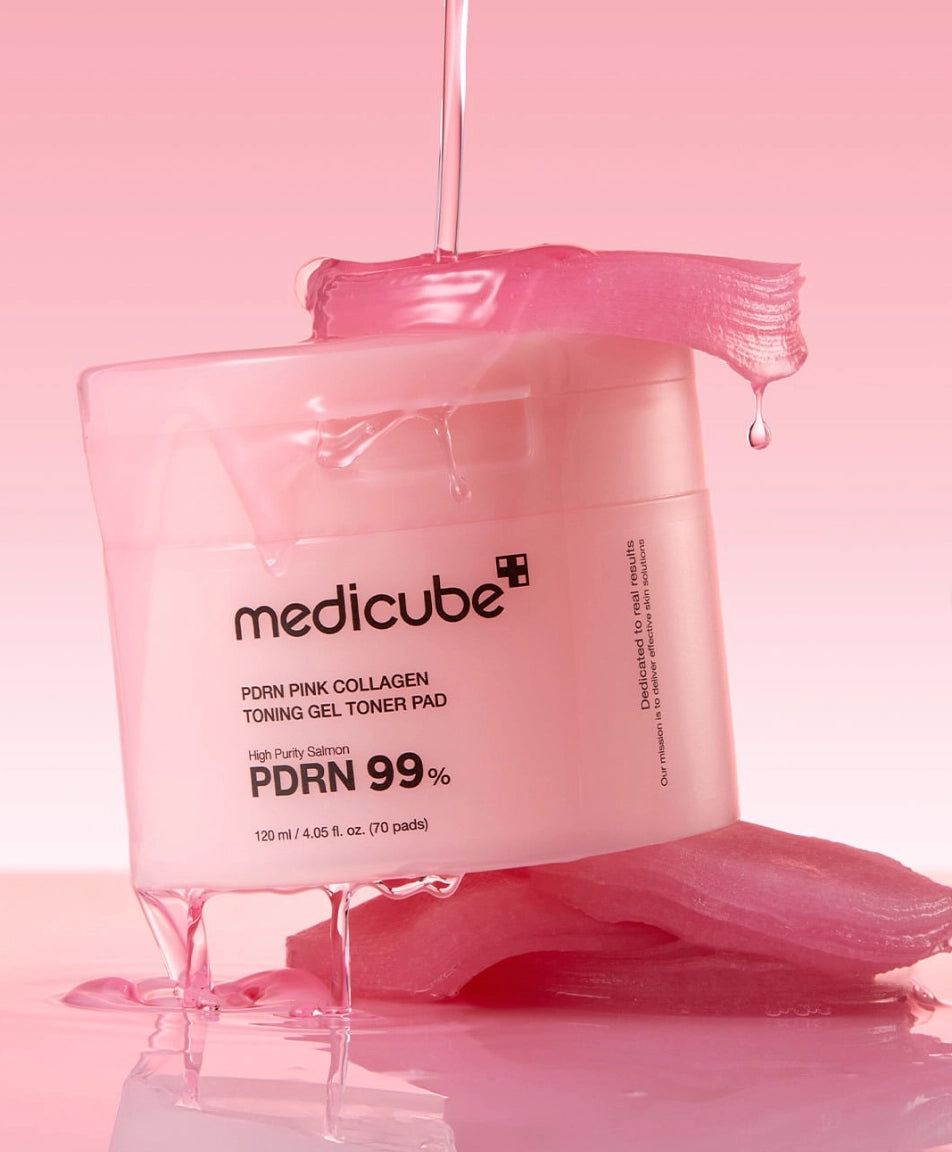 Medicube Pdrn Pink Collagen Toning Gel Toner Pad
