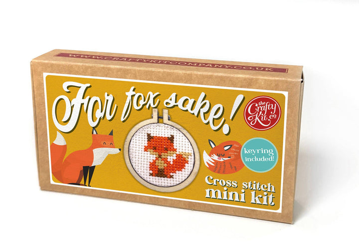 For Fox Sake! Mini Cross Stitch Kit