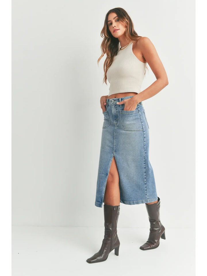 Alexa Denim Skirt