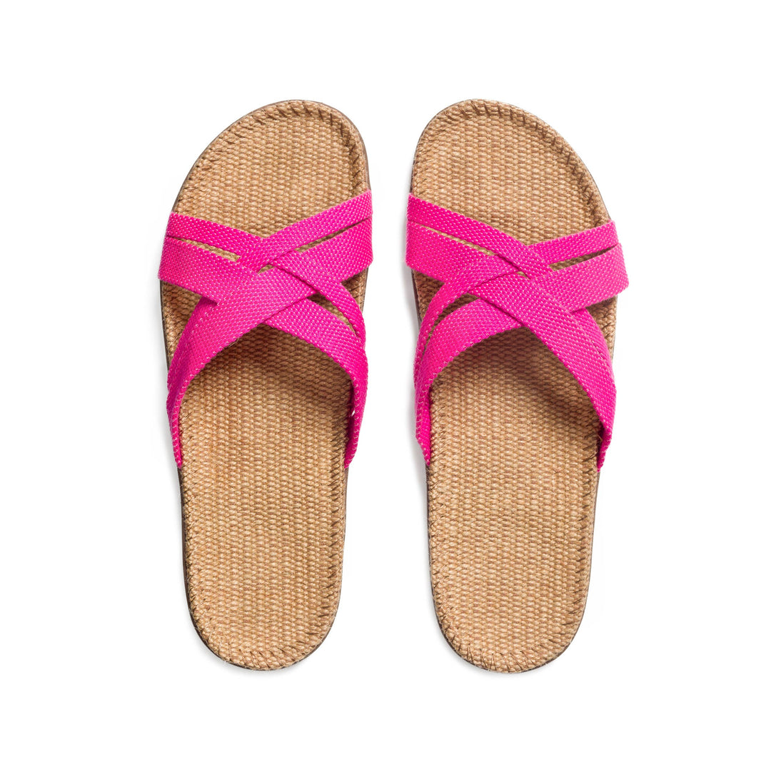 Shangies Women #1 Jute Sandal – Pink posh