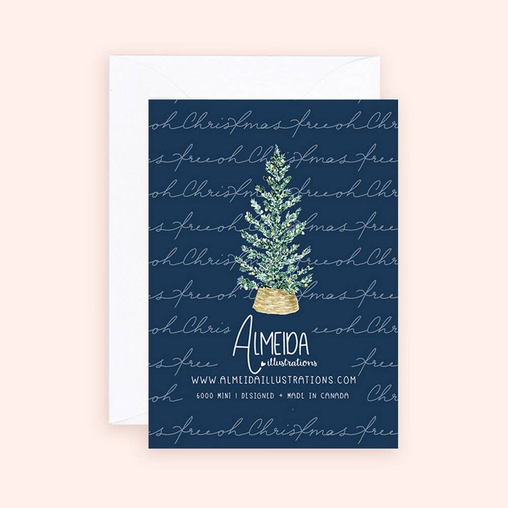 Oh Christmas Tree Mini Card