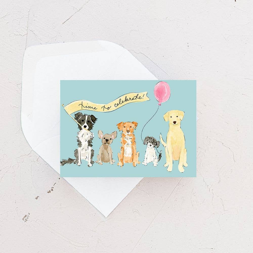 Birthday Dog Pawty Mini Card