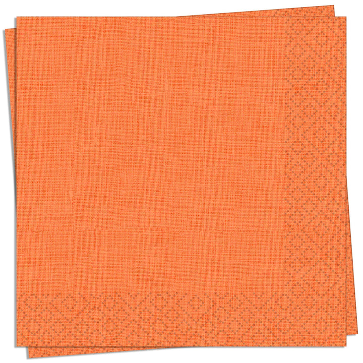 Linen Sun Orange Cocktail Napkin