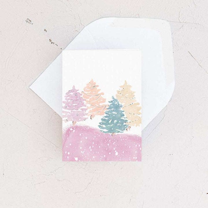 Pastel Christmas Mini Card